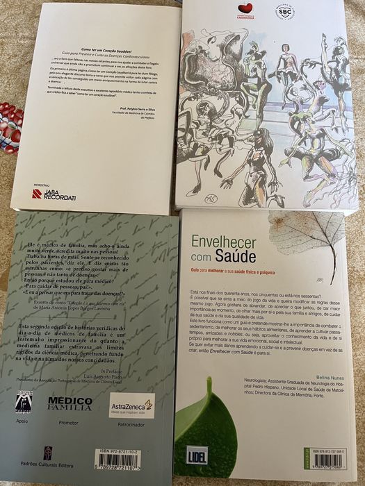 Livro lado Humano da Medicina, Envelhecer com Saude, Como ter Coração