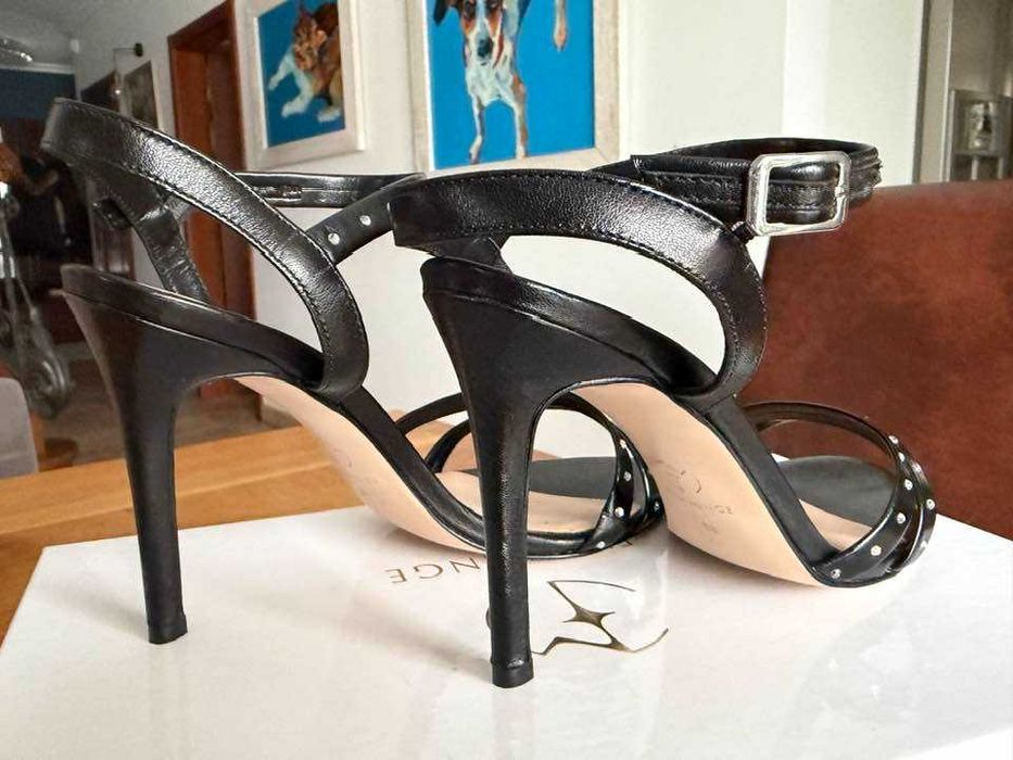 Sandały na obcasie - szpilki Eva Minge rozmiar 38