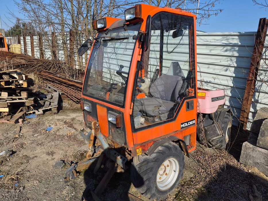 Holder mini Traktor_ciągnik sadowniczy_nośnik_pług_zamiatarka