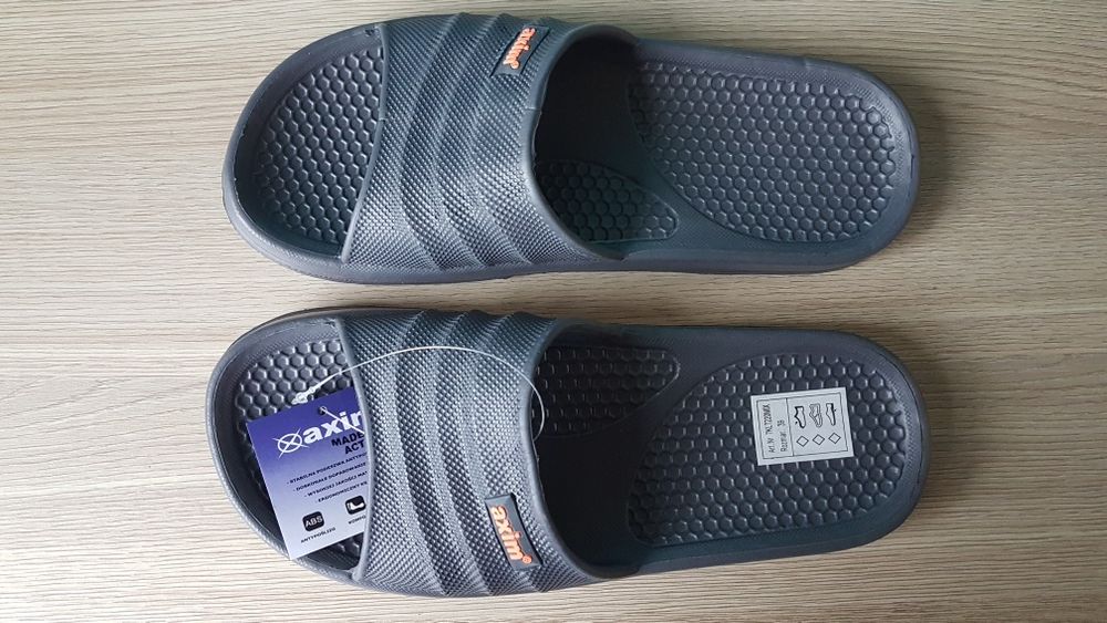 klapki szare 38 nowe