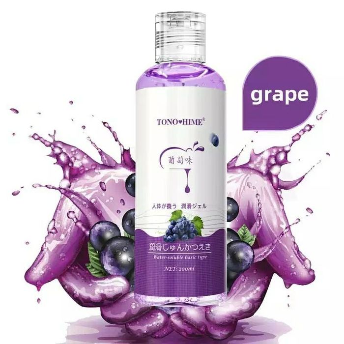 Лубрикант фруктовый смазка съедобная на водной основе, оральная смазка