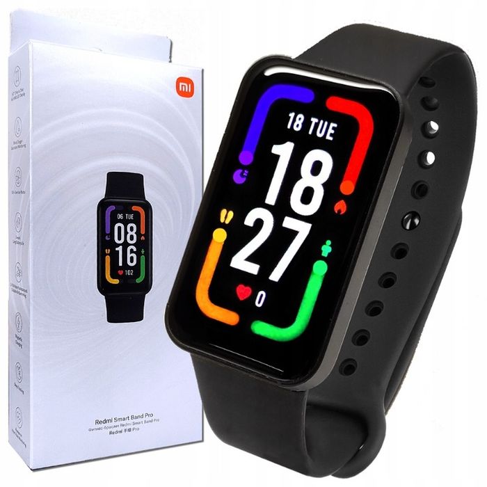 Xiaomi Smart Mi Band Pro Smartband Smartwatch Zegarek Tętno Czarny