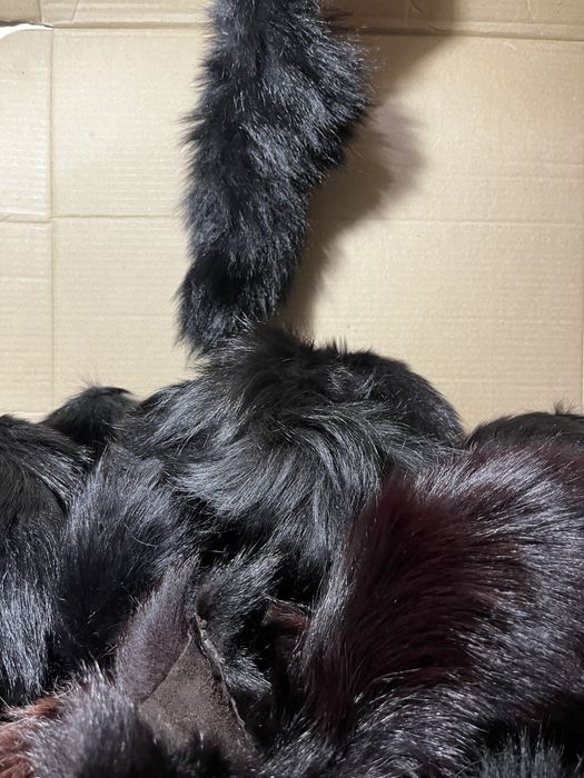 Хвости з натурального хутра