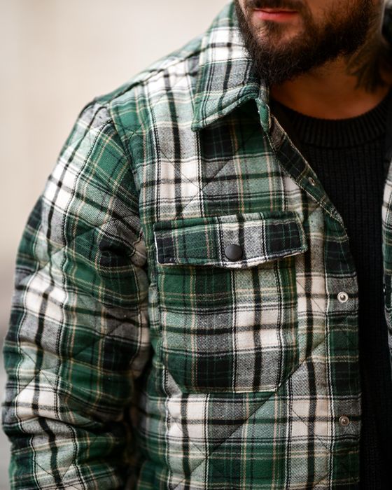 Мужская рубашка - куртка на весну, утеплена сорочка, куртка