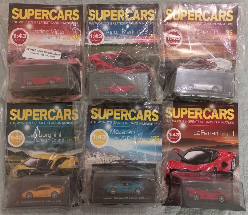 Моделі авто Panini Supercar  1/43