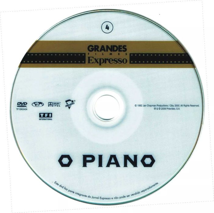 The Piano (DVD, 1998) Holly Hunter, Harvey Keitel, - DVD