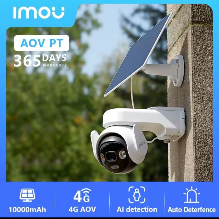 Повністю автономна камера IMOU AOV Cell PT 4G  5MP  Wi-Fi +4G+СОНЯЧН