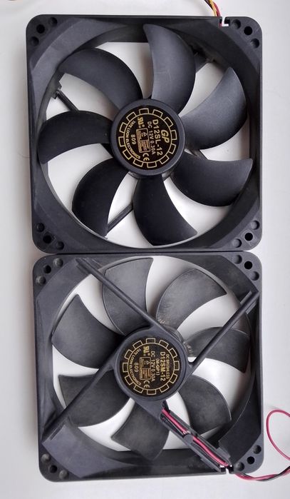 Мощные вентиляторы 120мм, 92мм, 70мм
