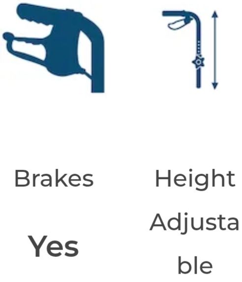 3 wheel walker para adulto