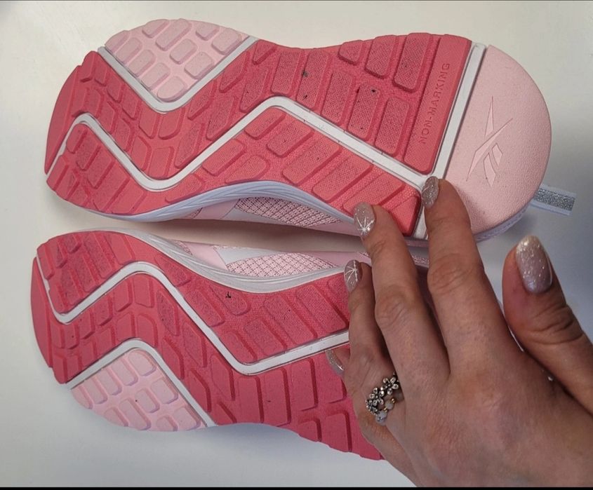 Adidasy reebok 38 24.5cm różowe bieganie