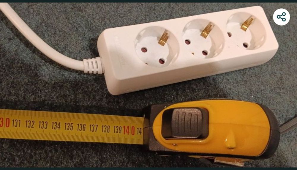 Extensão para ligar amplificador de guitarra ou outro material
