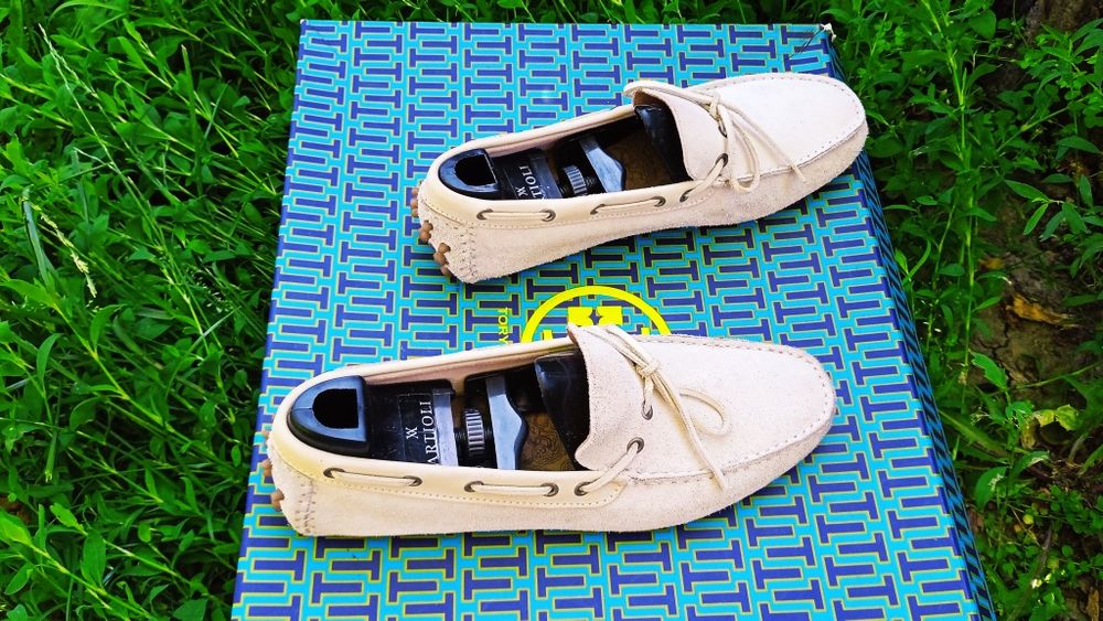 Мокасины Pretty [41 - 41.5] оригинал кожа бело-кремовые