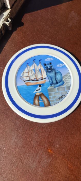 Колекційна тарілка Kathia's Katzen Arzberg  Кошки Каті