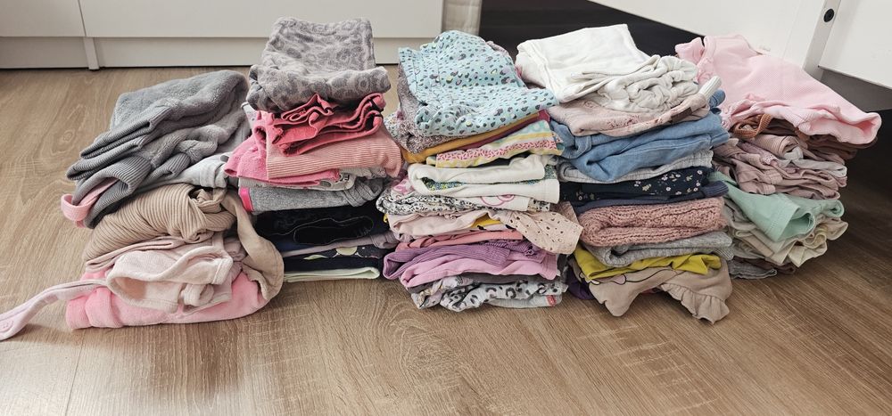 Paka ubrań dziewczynka 74/80