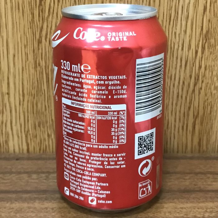Lata Coca-Cola Vazia e Fechada - Erro de Fábrica ( RARO )