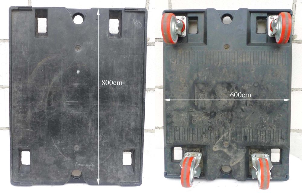 Wózek transportowy Utz 80x60cm platforma na kołach udźwig 500kg