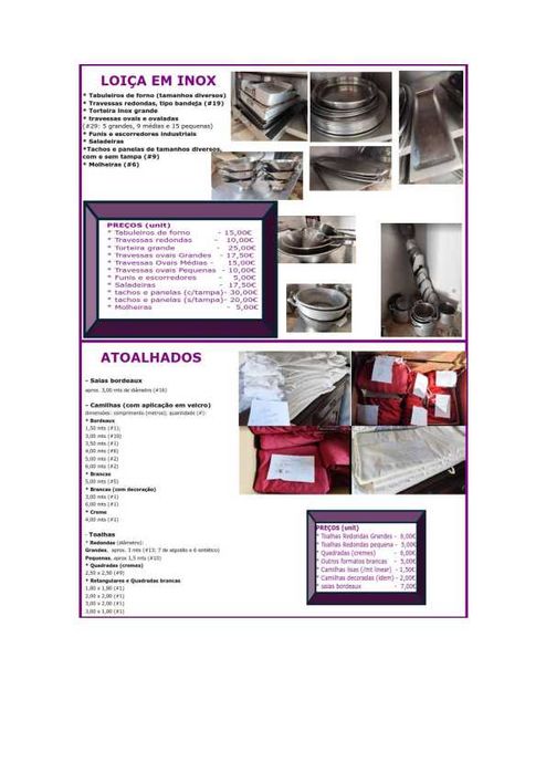 LIQUIDAÇÃO TOTAL Equip. de restauração. Preços ainda mais baixos!!