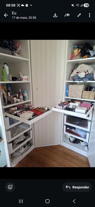 Roupeiro de canto do IKEA