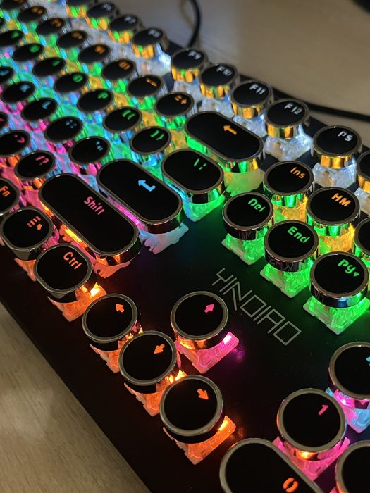 механічна клавіатура yindiao zk-4 punk (як друкарський станок)