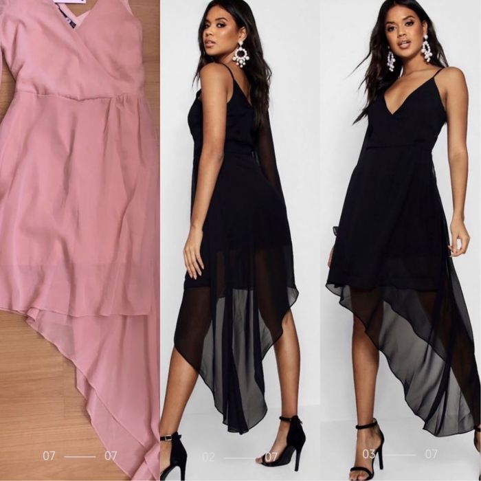 Нове з біркою ніжне пудрове жіноче плаття сукня boohoo