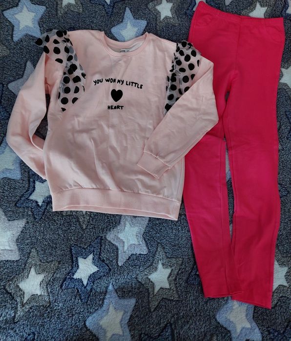 Кофта і лосіни на дівчинку
