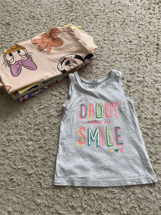 Футболки zara, gap, next, шорти h&m, спідниця 4-6р