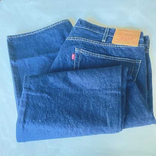 Calças de ganga da Levi's 501, com etiqueta de origem