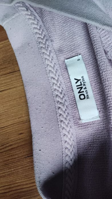 Bluza damska Only S oversize liliowa jasny fiolet
