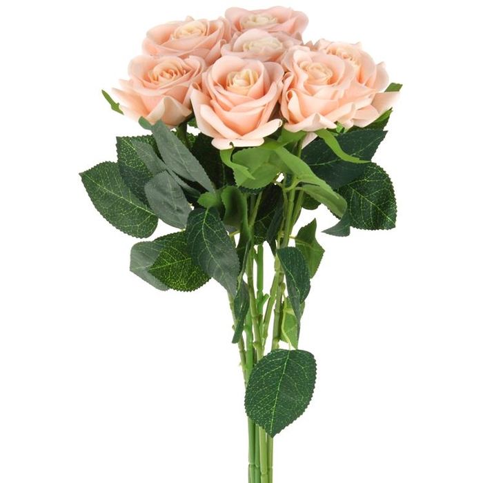 Róża Silikonowa Gałązka Kwiaty Sztuczne Dekoracje do Wazonu 44 cm