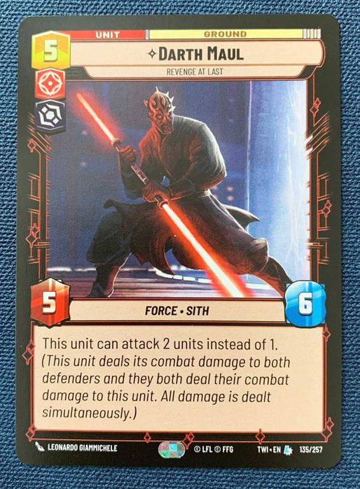 Darth Maul - Star Wars: Unlimited - Twilight of the Republic
