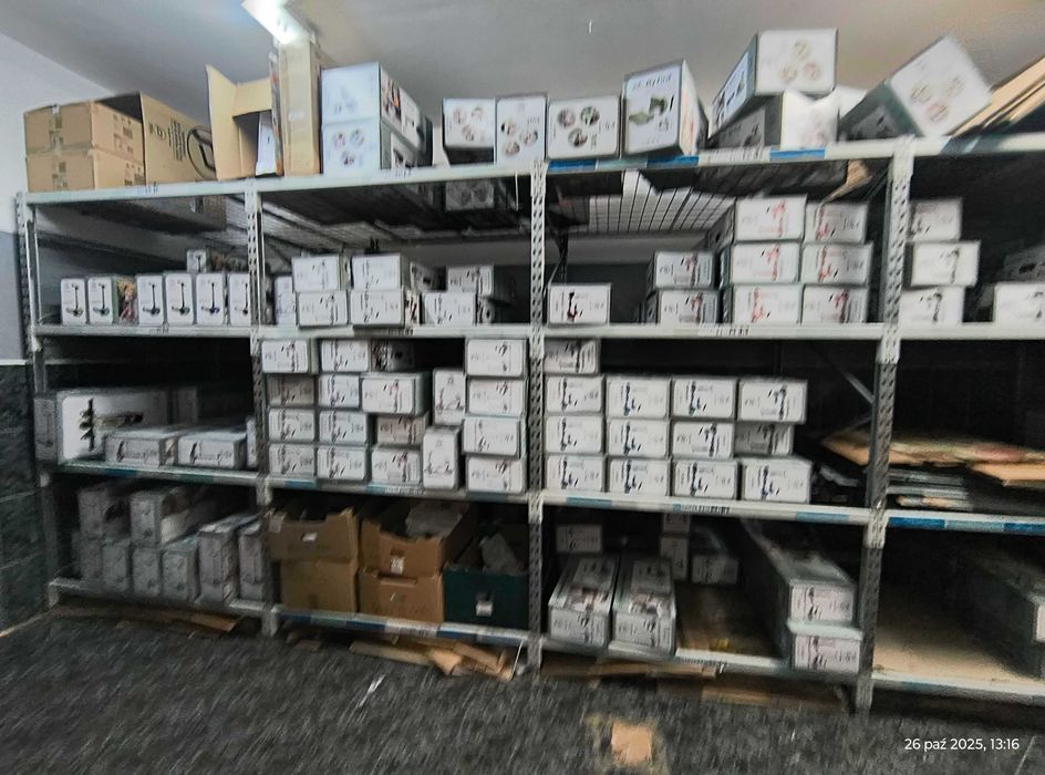 Regał półkowy  magazynowy szer  526 wys 218 gł 122 FV Vat