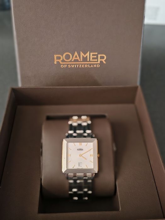 Roamer swiss made slim 5 mm szafir stal