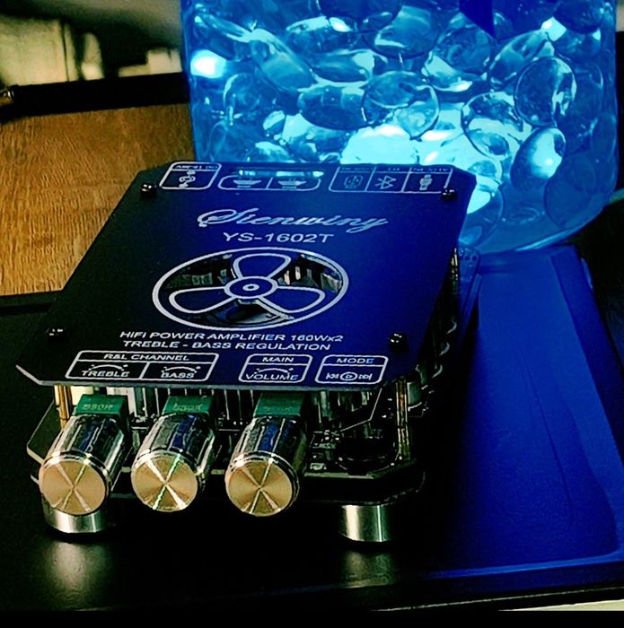 Cyfrowe Mini-wzmacniacze BT 2x50W, 2x100W, 2x160W, 2x100W+200Wsub