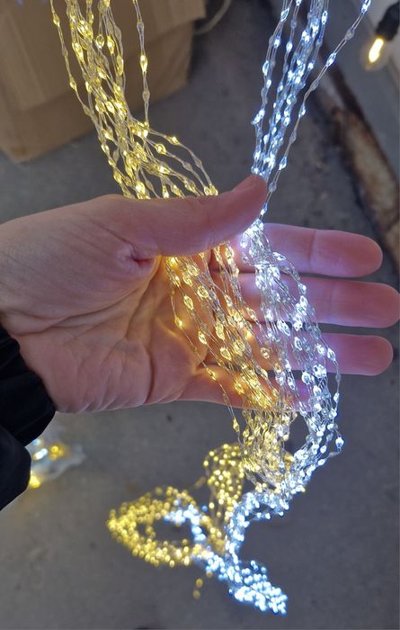 ЗНИЖКА НА ГІРЛЯНДИ! гірлянда Мішура, Роса, Штора Роса, Хвойна лапа