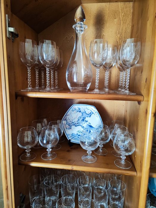 Serviço copos cristal