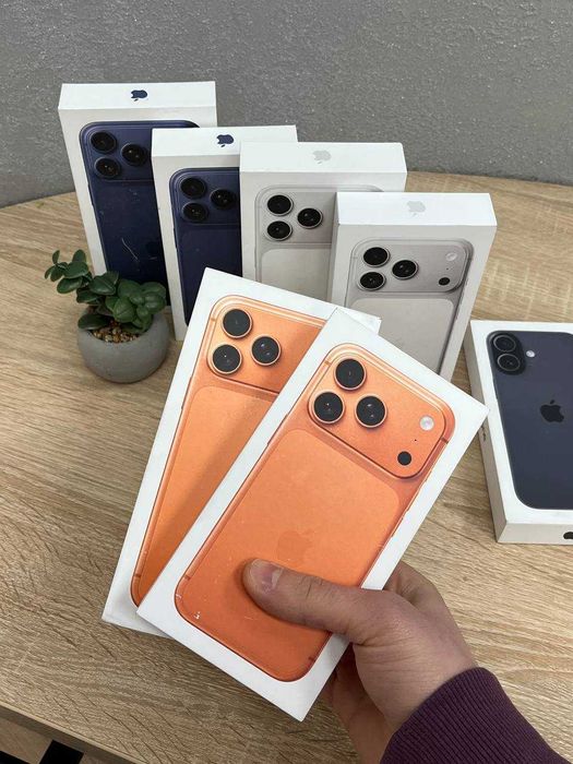 Новий Apple iPhone 17 Pro Max 256/512Gb Європа/Фізична-Сім Магазин! Львів! Гарантія 12 Місяців/ПРО МАКС/Айфон/гб/Епл/Orange/Silver/Deep Blue/Neverlock