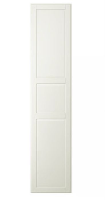 TYSSEDAL - Drzwi PAX, biały, 50x229 cm z lustrem i bez