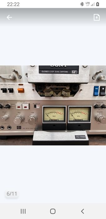 Sony TC 755A Magnetofon Szpulowy