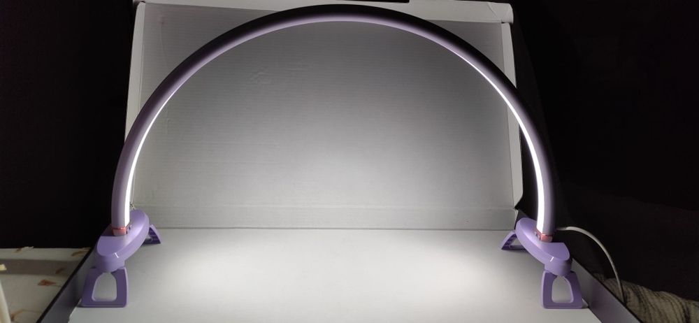 Luz Led meia lua