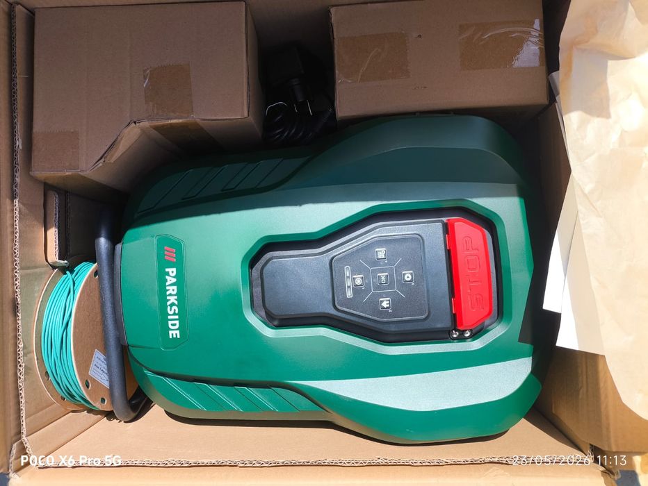 Robô Corta-Relva Parkside PAMRC 250 A1 City (20V) – Novo na Caixa!