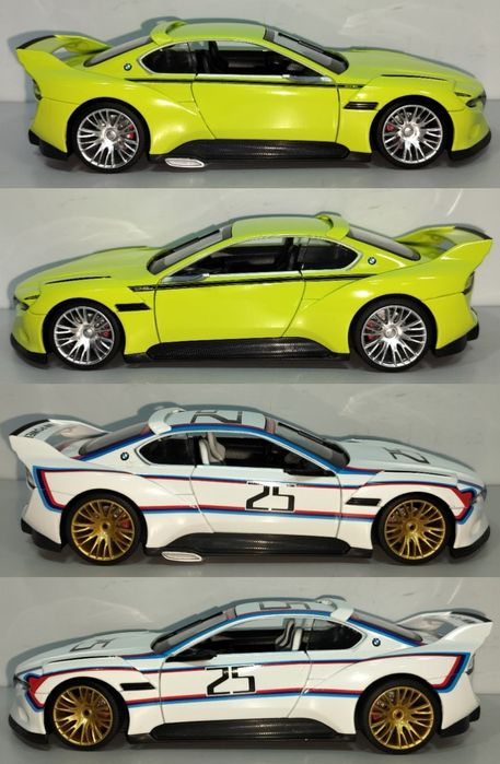 BMW 3.0 CSL Hommage R модель 1:24 ТМ Автопром MSZ Металл Звук Свет