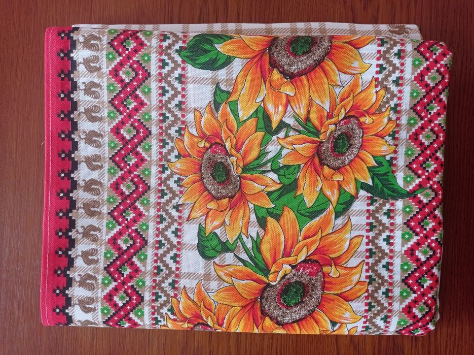 Lniany obrus+6 serwetek 100 %len