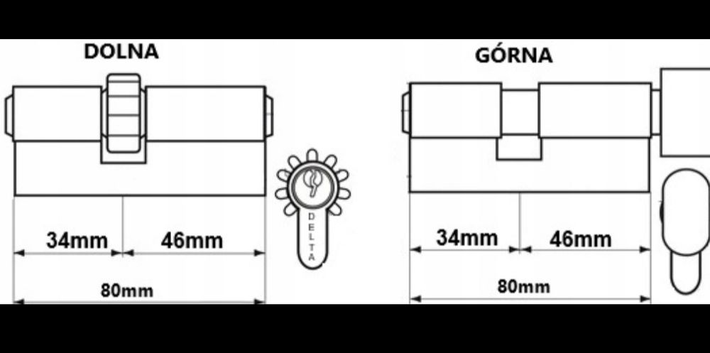 Wkładka delta do drzwi