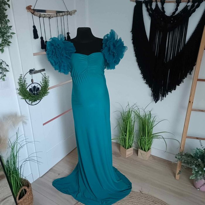 Sukienki ciążowe brzuszkowe studio foto fotograf sesja zdjęciowa