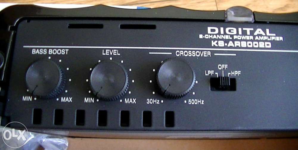 Усилитель JVC KS-AR8002D, полнодиапазонный, 2-х канальный, 600 W max.