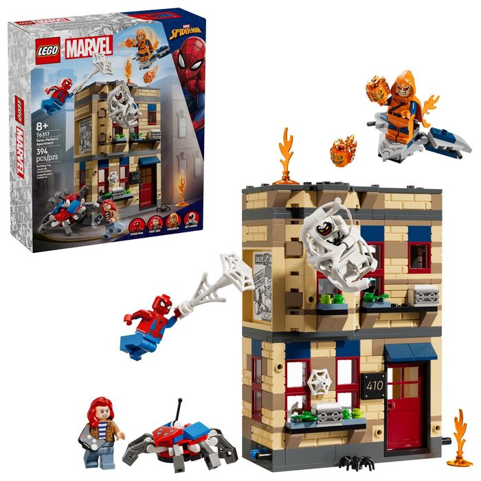 LEGO 76317 Marvel super Heroes, mieszkanie Petera Parkera. Nowe