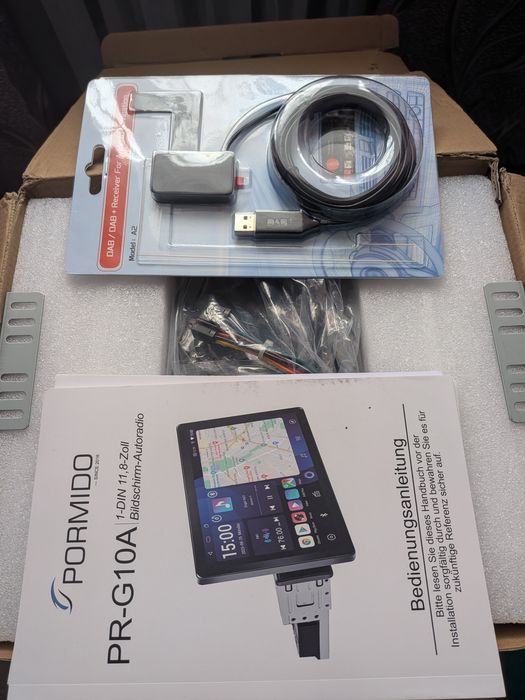 Нова Андроїд магнітола PORMIDO PR-G10A 4/64GB | Екран 11.8" QLED 2K