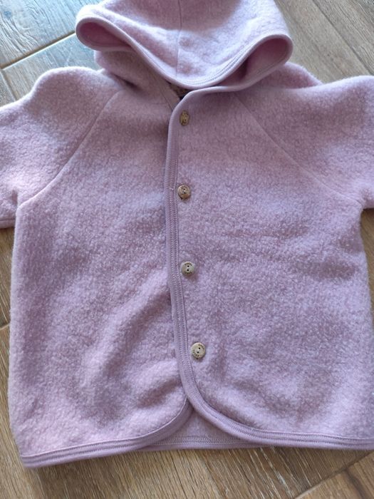 Engel kurtka różowa wełna rozmiar 98/104