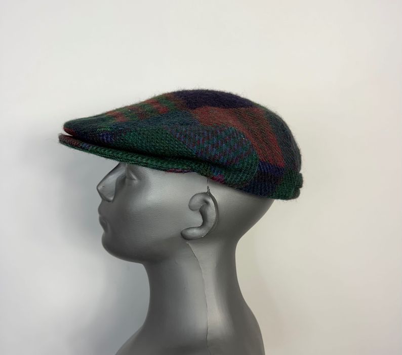 Wełniany Kaszkiet Harris Tweed Pure New Wool Vintage