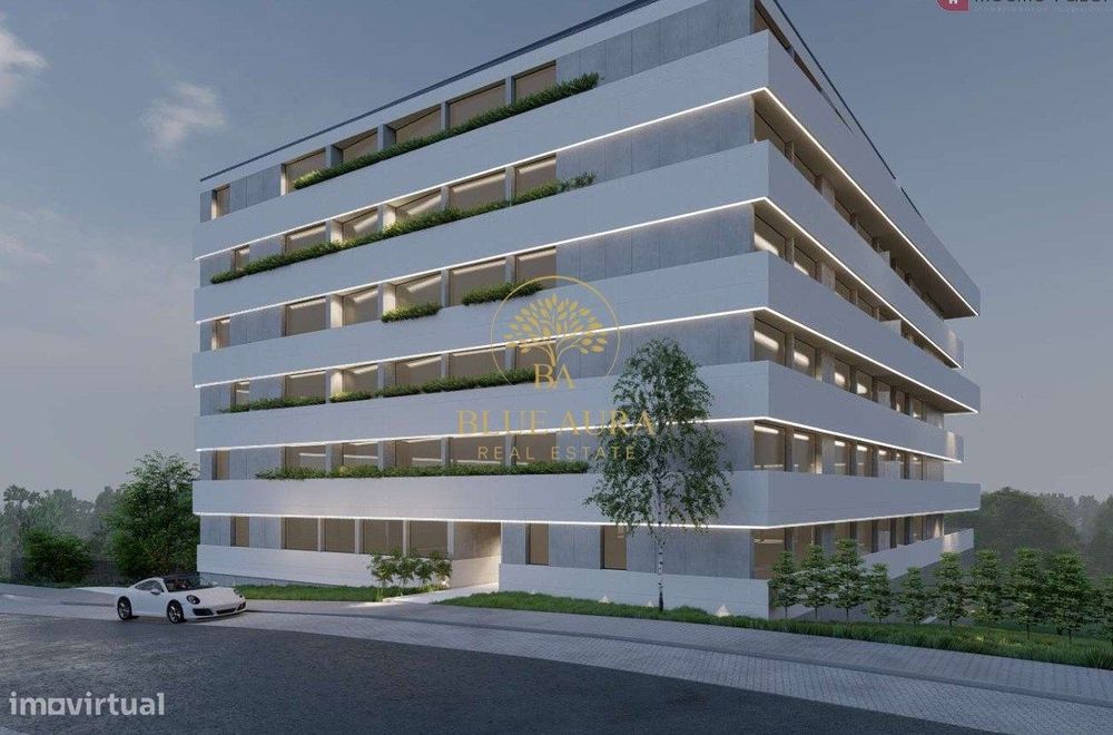 Apartamento T1 Novo em Condomínio Privado em Canidelo